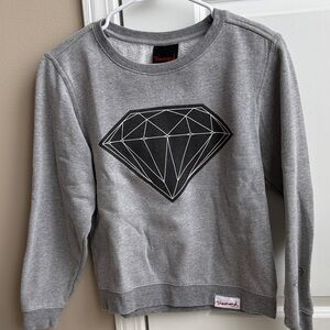 Diamond Supply Co. Gray Sweatshirt with black Accents